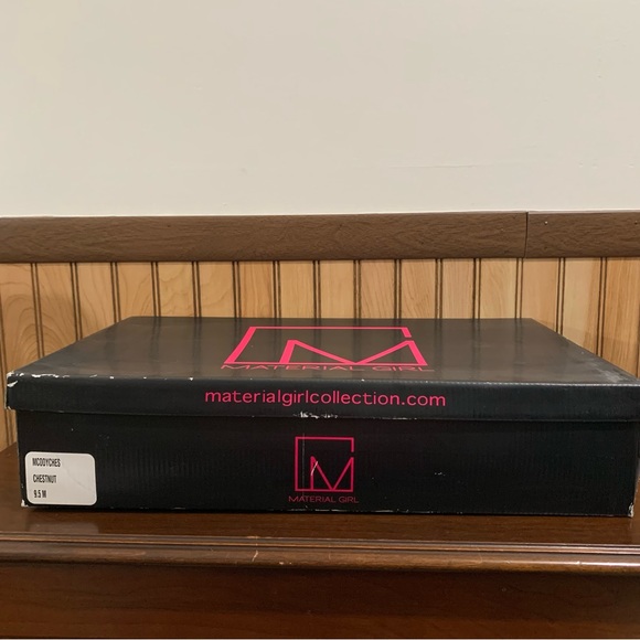 NIB Brown Faux Suede Tall Fringe Boots Madonna’s Material Girl Brand  (9.5) - Picture 11 of 11